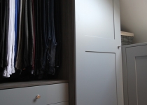 made to measure wardrobe with hanging rail